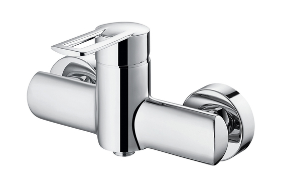 Ergonomic 1 Handle Shower Mixer Faucet Full Brass Body Hot Cold Water