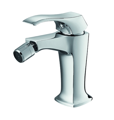 Chrome Bathroom Single Hole Bidet Faucets With 35mm Ceramic Cartridge