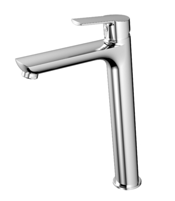Electroplating Wash Basin Faucet Mixer Tall Single Hole Vessel Sink Faucet
