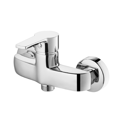 Anti Rust Solid Brass Bathtub Shower Mixer Taps Single Lever Wall Mixer