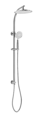 Contemporary Exposed Brass Shower Column Set 2 Functions  Anti Corrosion