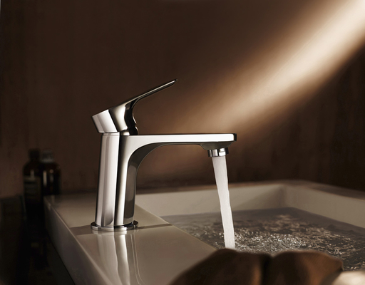 35mm Ceramic Cartridge Wash Basin Faucet Chrome Bathroom Sink Taps Anti Rust