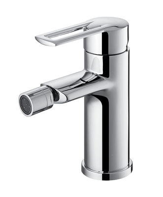165mm High Single Hole Bidet Faucet  For Table Top Wash Basin 5 Years Guarantee