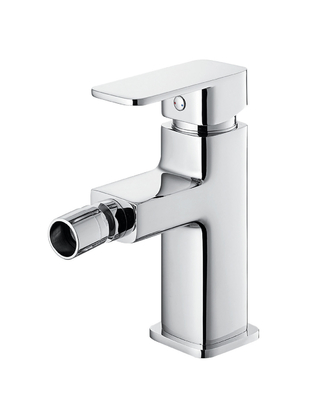 Chrome Plating Deck Mounted Brass Bidet Faucets 35mm Ceramic Cartridge