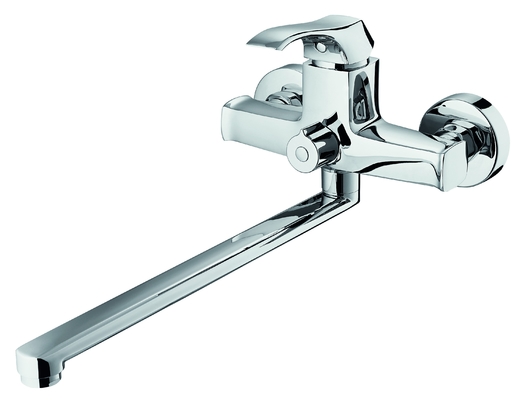 OEM Long Reach Wall Mount Tub Faucet，Bathtub Mixer Faucet Elegant