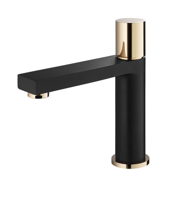 25mm Ceramic Cartridge Black Wash Basin Taps