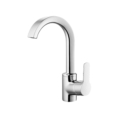 Modern 2 In 1 Sink Mixer Zinc Handle Low Pressure Kitchen Mixer Tap