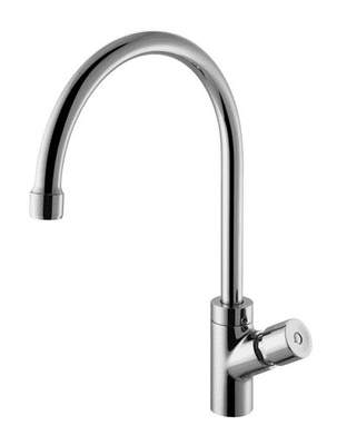 Chrome Push Button Rotating Time Delay Faucet For Home Kitchen Bathroom
