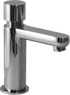 Chrome Plated Self Closing Water Saving Sink Faucet Time Delay Tap