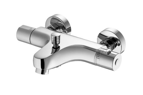 CONNE Hot Cold Water Thermostatic Faucet Wall Mount Shower Mixer