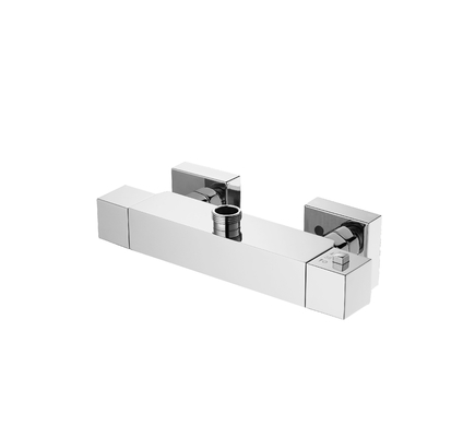 Rust Proof Hotel Square Thermostatic Faucet Shower Thermostatic Taps 2 Handle