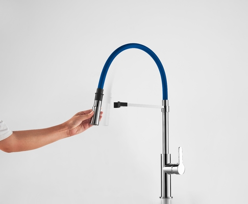 2 Spray Mode Magnetic Docking Kitchen Faucet Silicone Hose 360 Rotate Kitchen Tap