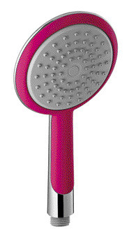 ABS Bathroom Shower Spare Parts 126mm Modern Handheld Shower Head