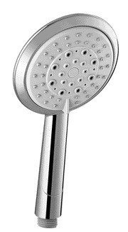 Modern Bathroom Shower Spare Parts Five Function POM Round Handheld Shower Head