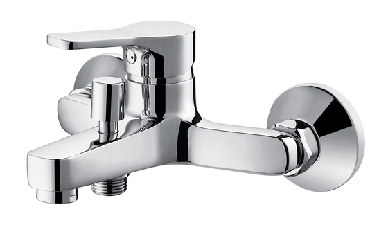 Ceramic Valve Core Single Lever Bath Mixer Taps Brass Body Zinc Alloy Handle