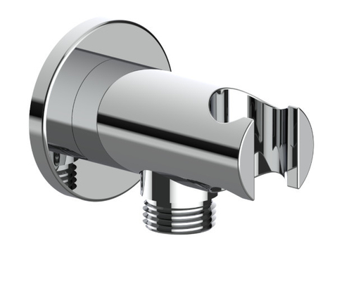 Anti Corrosion Bathroom Shower Spare Parts Chrome Finish Shower Hose Wall Outlet