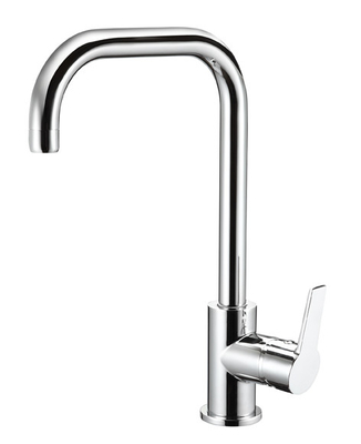 Rotatable Deck Mounted Kitchen Mixer Taps Single Hole Single Handle Kitchen Faucet