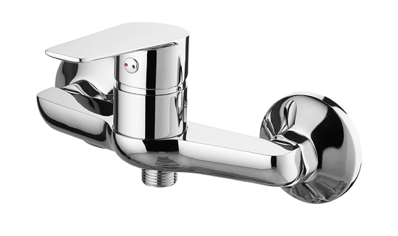 Shower Mixer Faucet Cold Hot Tap Brass Single Lever Chrome