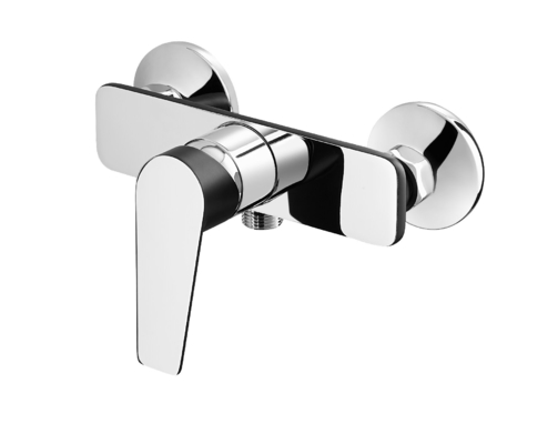 High Quality Brass Body Shower Mixer Faucet Two-Colour Look Chrome/Black