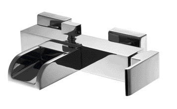 Zinc alloy handle Waterfall Bath Mixer Tap Single Lever Wall Mounted Bath Faucet