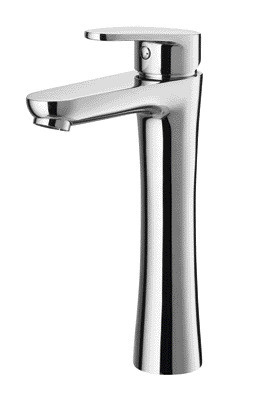 Chrome-Plated Brass Wash Basin Faucet Hot and Cold Mixing Water