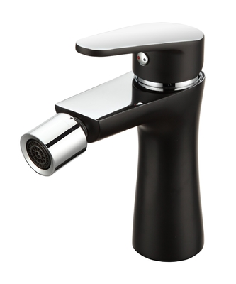 Single Hole Classic Brass Black Bidet Tap With 35Mm Ceramic Disc