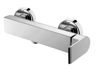 Chrome Brass Single Handle Shower Mixer Faucet Wall Mounted