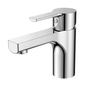 35mm Ceramic Cartridge Wash Basin Faucet Mixer Tap With Spout Height 74 Mm