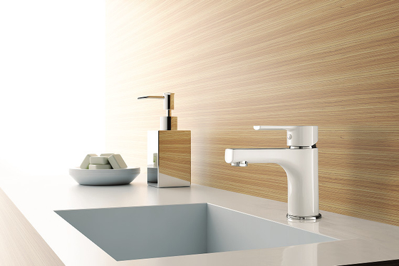 Bathroom Mixer Tap For Sink Single Lever Brass Chrome