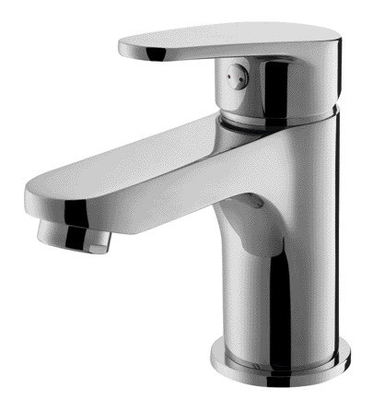 Single Lever Bathroom Mixer Tap With 40 Cm Cold Hot Water 3/8 Inch Hoses