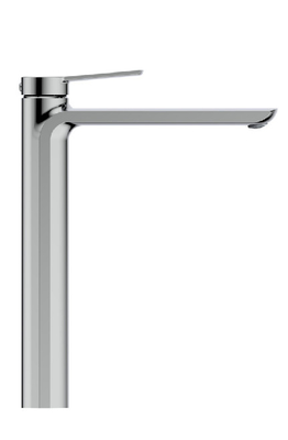 Brass Ceramic Cartridge Bathroom Basin Mixer Tap Chrome Black High Spout
