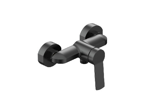 Chrome Plated Single Lever Mixer Tap For Shower Wall Mounted 1/2 Inch Outlet