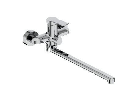 Round Single Lever Bath Mixer For Shower Bathtub Sink