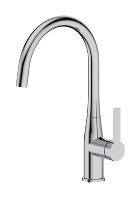 Anti Fingerprint Kitchen Sink Mixer Taps 360 Degree Rotatable