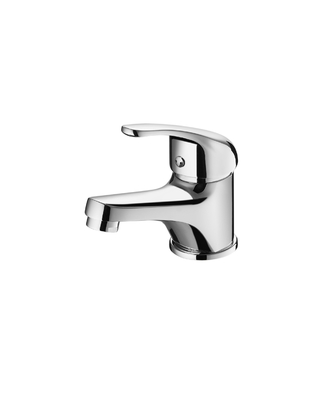 Single Lever Bathroom Mixer Tap Cold Hot Water 3/8 Inch Hoses Installations Brass