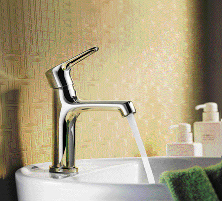 Single Lever Bathroom Basin Mixer Tap Hot And Cold Tap With Ceramic Cartridge