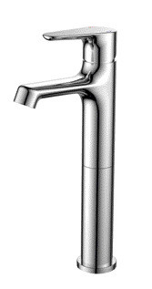 Single Lever Bathroom Tap With Cold / Hot Water Hoses Fits All Types Of Basins