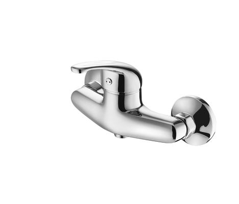 Bathroom Bath Single Lever Tap Wall Mounted Ceramic Valve Core