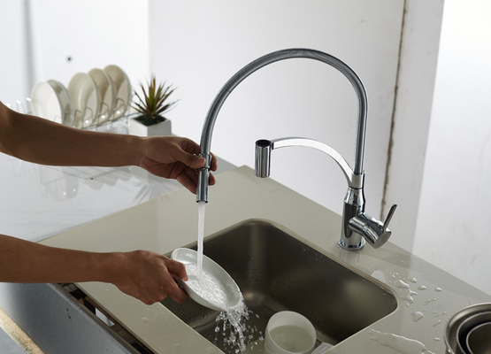 Spiral Spring 360° Swivel Kitchen Mixer Faucet 35mm Cartridge Scratch Resistant