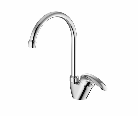 Swivel Sink Mixer Taps With 35mm Ceramic Cartridge Leakproof Chromed