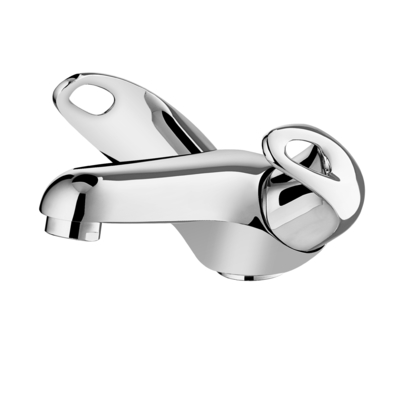 1bar-5bar pressure Twin Lever Basin Mixer Tap Hot And Cold Faucet leak proof
