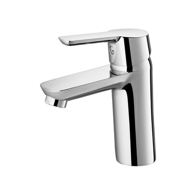 Chromed Wash Basin Faucet Single Hole Monobloc Bath Tap Ultra Durable