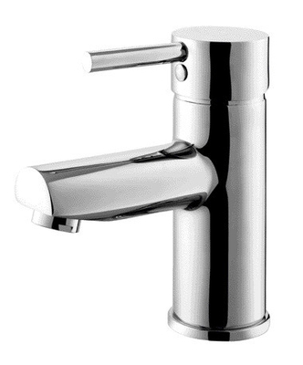 Basin Mixer Tap For Bath Or Washroom Cold Only Faucet Low Pressure 3/8 Inch Hose Chrome