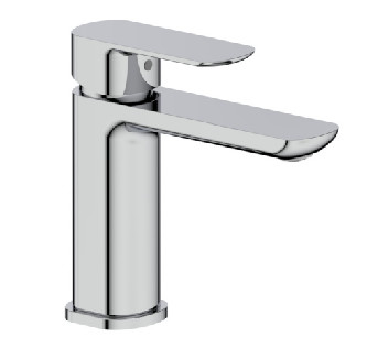 Bathroom Mixer Tap For Basin , Single Lever Mixer Tap  Basin Tap Chrome Space Saving