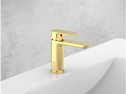 Bathroom Mixer Tap For Basin , Single Lever Mixer Tap  Basin Tap Chrome Space Saving