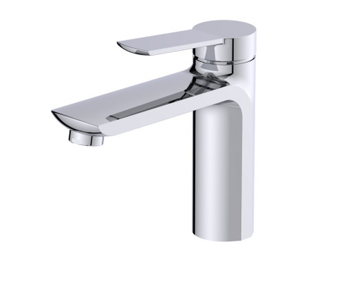 Single Lever Mixer Tap With Mounting Set In Bathroom