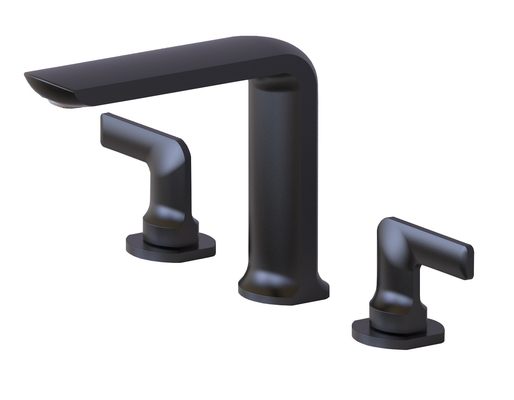 Bathroom Tap In Classic Design Two Lever Mixer Tap For Countertop Washbasins Three Hole